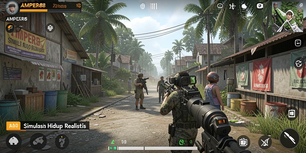 Tampilan gameplay <strong>AMPER88</strong> yang menarik dan interaktif.