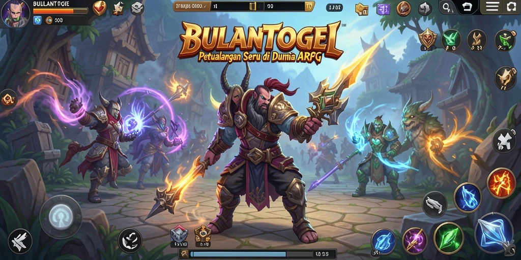 Tampilan gameplay dinamis dan mendebarkan di BULANTOGEL.