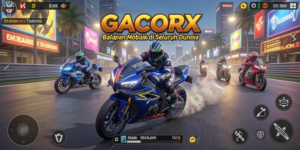 Tampilan gameplay GACORX yang mendebarkan dan atraktif.
