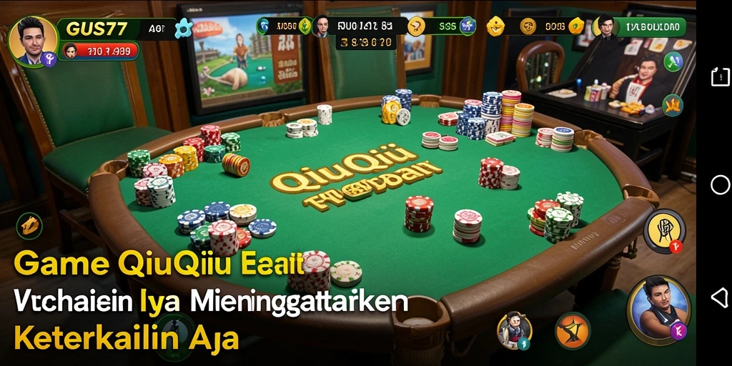 Tampilan gameplay seru dari GUS77 dalam permainan QiuQiu.