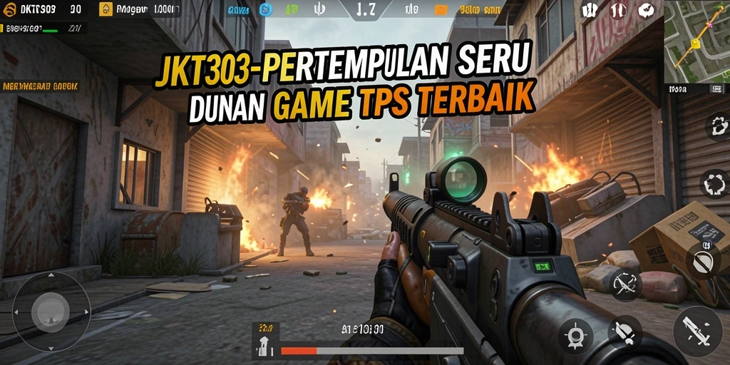Screenshot gameplay JKT303 menampilkan aksi seru di medan pertempuran.