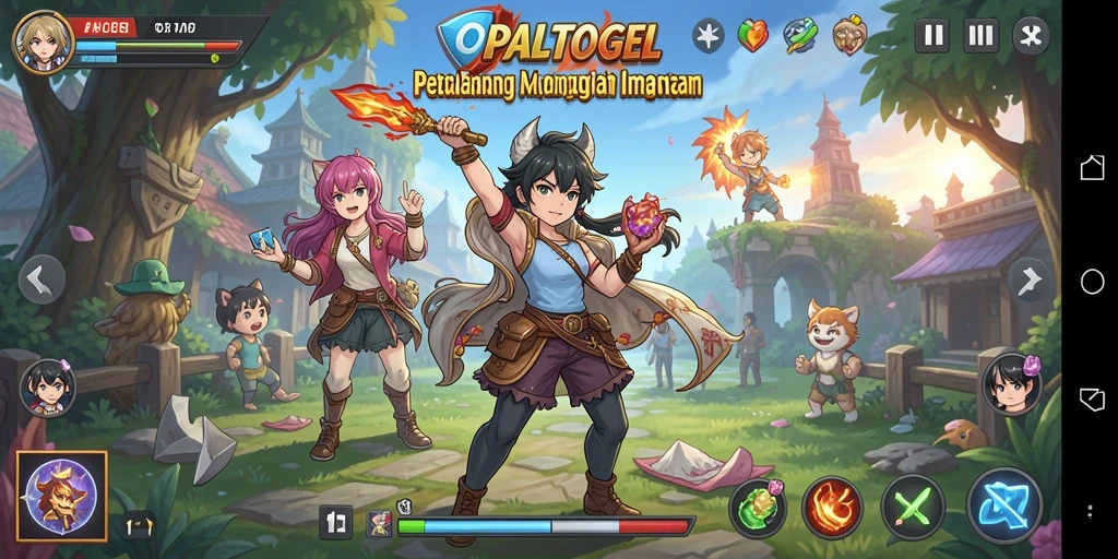 Tampilkan aksi seru di dunia Anime OPALTOGEL.