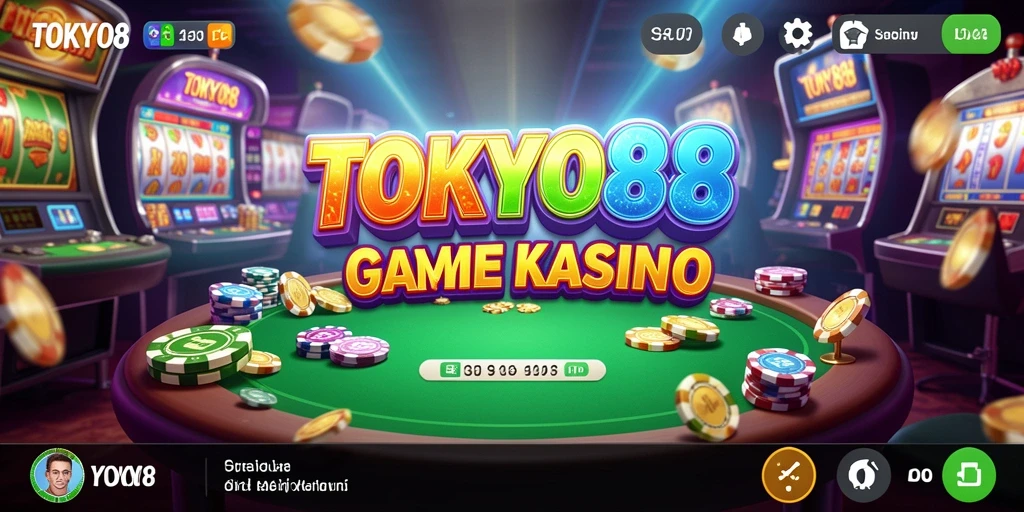 Gameplay TOKYO88 yang memukau dalam suasana kasino.